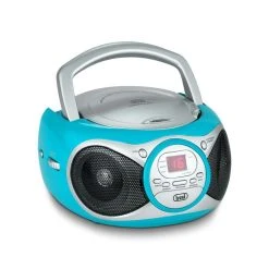 Trevi CMP 512 Lecteur CD Radio AM/FM AUX -turquoise Trevi
