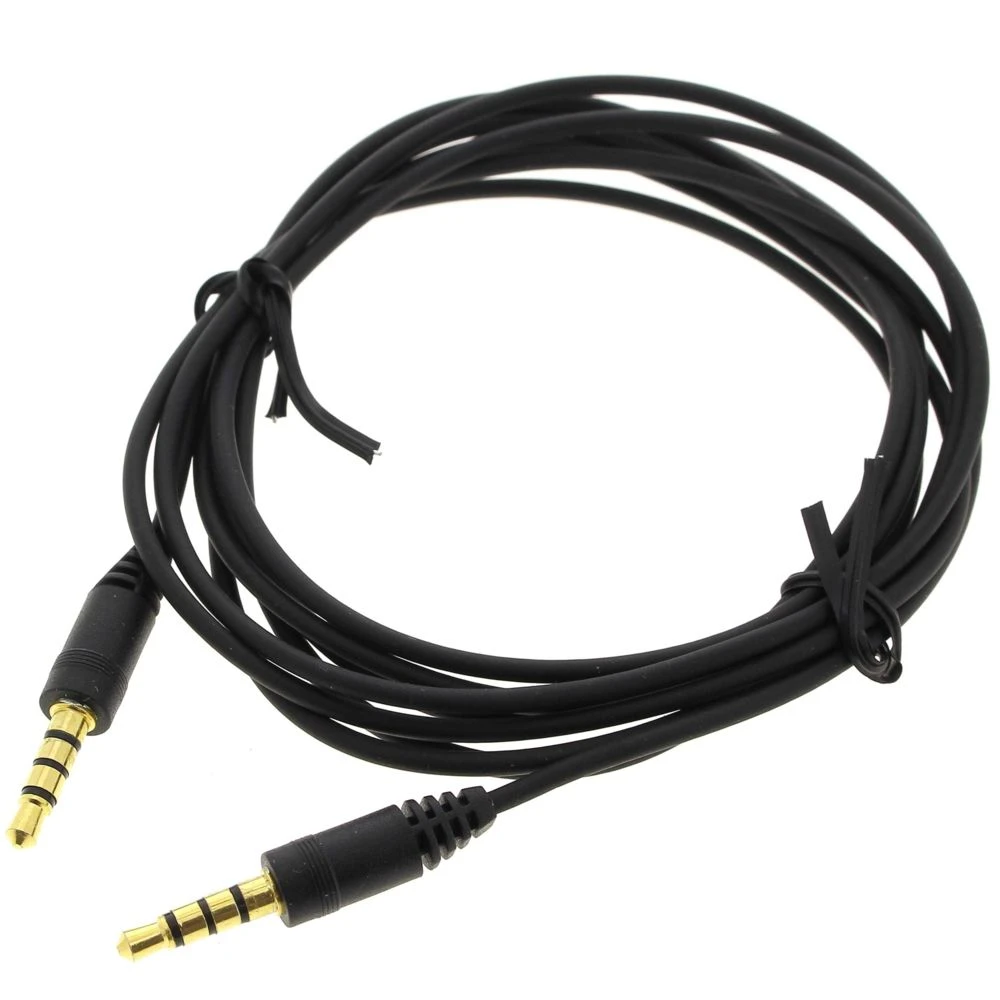 Cordon Jack 3,5mm 2m Doré Pour Lecteur Dvd Philips, Home Cinema Phili...