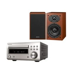 Alternative view of DENON Denon D-M41 DAB Argent/Bois - Micro-chaîne Hi-Fi 2 X 30 Watts A...