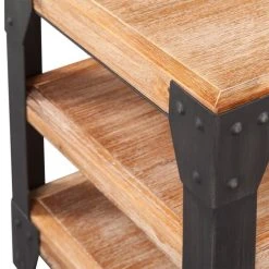 VidaXL Meuble TV 140 X 40 X 45 Cm Bois D'acacia Massif 7 VidaXL Meuble TV 140 X 40 X 45 Cm Bois D'acacia Massif -Wavemaster Shop 8718475527923 g en hd 2