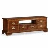 VidaXL Meuble TV Bois Massif De Sesham 120 X 40 X 30 Cm