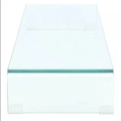 VidaXL Meuble TV / Pour Moniteur 100 X 30 X 13 Cm Verre Transparent 7 VidaXL Meuble TV / Pour Moniteur 100 X 30 X 13 Cm Verre Transparent -Wavemaster Shop 8718475530022 g en hd 2