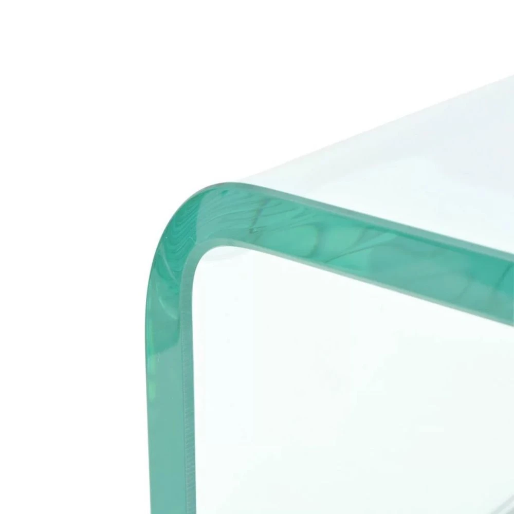VidaXL Meuble TV / Pour Moniteur 100 X 30 X 13 Cm Verre Transparent 5 VidaXL Meuble TV / Pour Moniteur 100 X 30 X 13 Cm Verre Transparent – Image 5