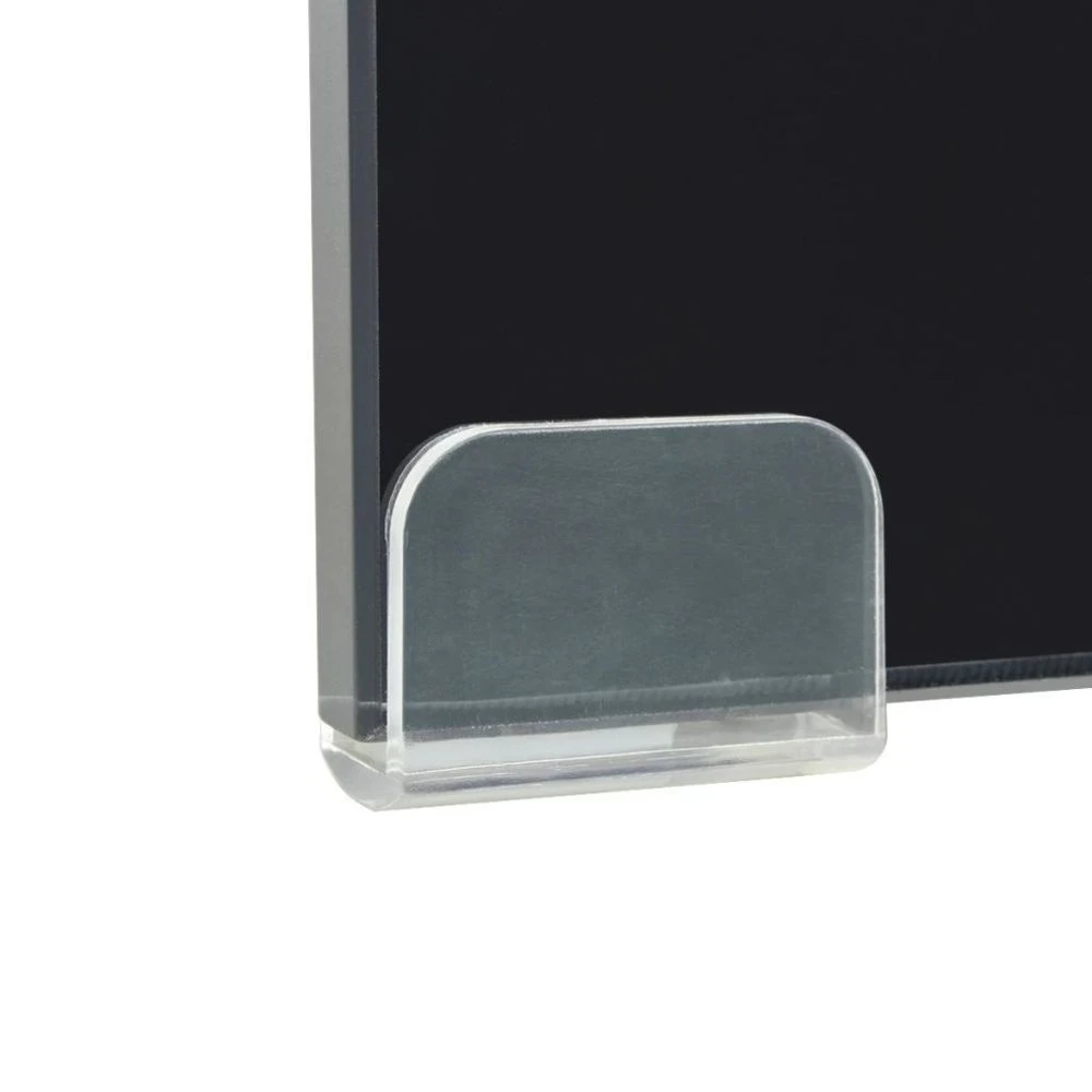 VidaXL Meuble TV/ Support Pour Moniteur 120 X 30 X 13 Cm Verre Noir 4 VidaXL Meuble TV/ Support Pour Moniteur 120 X 30 X 13 Cm Verre Noir – Image 4