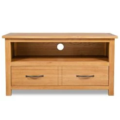 VidaXL Meuble TV 90x35x48 Cm Bois De Chêne Massif 7 VidaXL Meuble TV 90x35x48 Cm Bois De Chêne Massif -Wavemaster Shop 8718475533153 g en hd 2