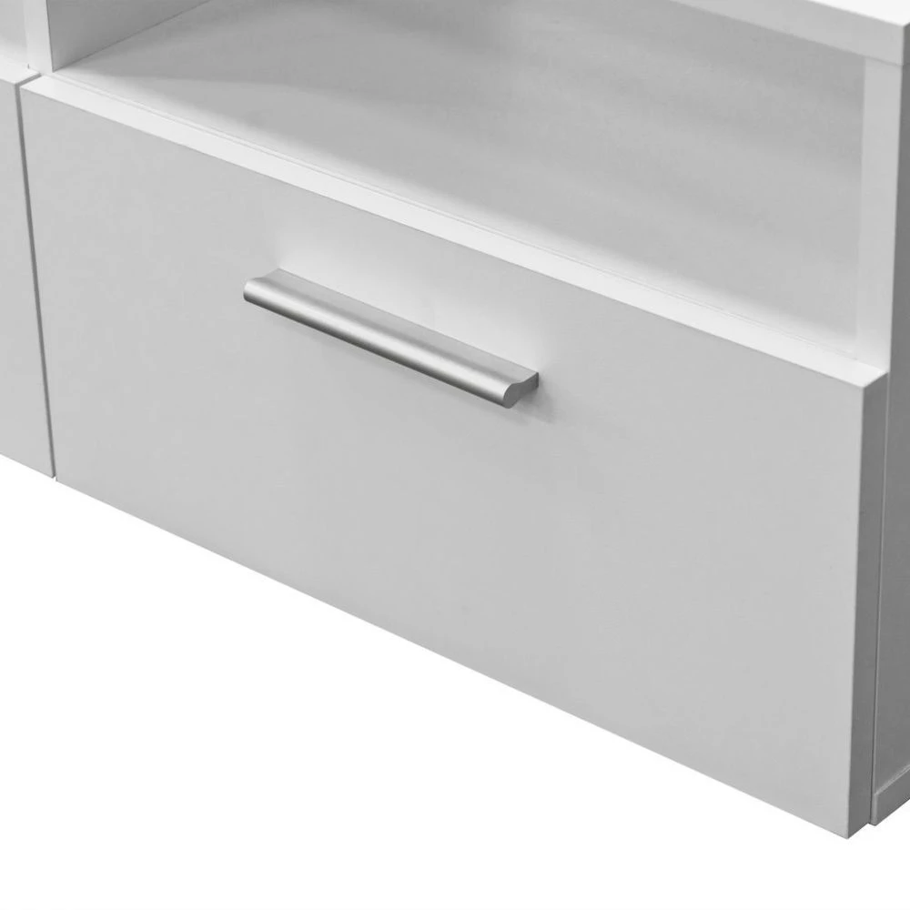 VidaXL Meuble TV Aggloméré 95 X 35 X 36 Cm Blanc 4 VidaXL Meuble TV Aggloméré 95 X 35 X 36 Cm Blanc – Image 4