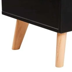 VidaXL Meuble TV Noir 120x40x46 Cm MDF 8 VidaXL Meuble TV Noir 120x40x46 Cm MDF -Wavemaster Shop 8718475716280 g en hd 3
