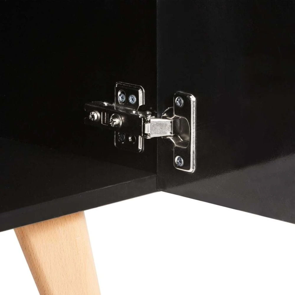 VidaXL Meuble TV Noir 120x40x46 Cm MDF 5 VidaXL Meuble TV Noir 120x40x46 Cm MDF – Image 5