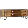 VidaXL Meuble TV Avec Tiroirs 120 X 30 X 40 Cm Bois Massif De Manguier