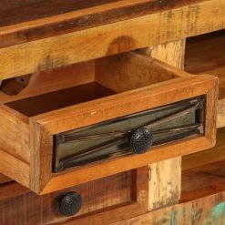 VidaXL Meuble TV 80 X 30 X 40 Cm Bois De Récupération Massif 7 VidaXL Meuble TV 80 X 30 X 40 Cm Bois De Récupération Massif -Wavemaster Shop 8718475741619 g en hd 2