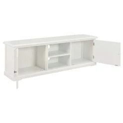 VidaXL Meuble TV Blanc 120 X 30 X 40 Cm Bois 6 VidaXL Meuble TV Blanc 120 X 30 X 40 Cm Bois -Wavemaster Shop 8718475742166 g en hd 1