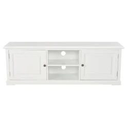 VidaXL Meuble TV Blanc 120 X 30 X 40 Cm Bois 7 VidaXL Meuble TV Blanc 120 X 30 X 40 Cm Bois -Wavemaster Shop 8718475742166 g en hd 2