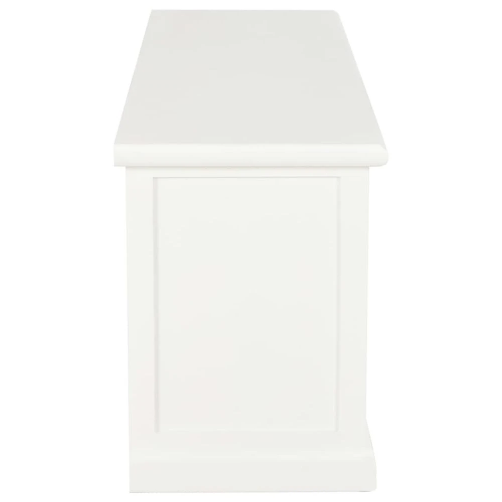 VidaXL Meuble TV Blanc 120 X 30 X 40 Cm Bois 4 VidaXL Meuble TV Blanc 120 X 30 X 40 Cm Bois – Image 4