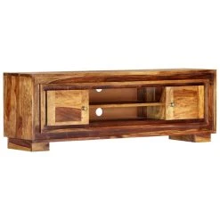 VidaXL Meuble TV 118 X 30 X 40 Cm Bois De Sesham Massif