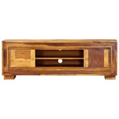 VidaXL Meuble TV 118 X 30 X 40 Cm Bois De Sesham Massif 9 VidaXL Meuble TV 118 X 30 X 40 Cm Bois De Sesham Massif -Wavemaster Shop 8719883559629 g en hd 4