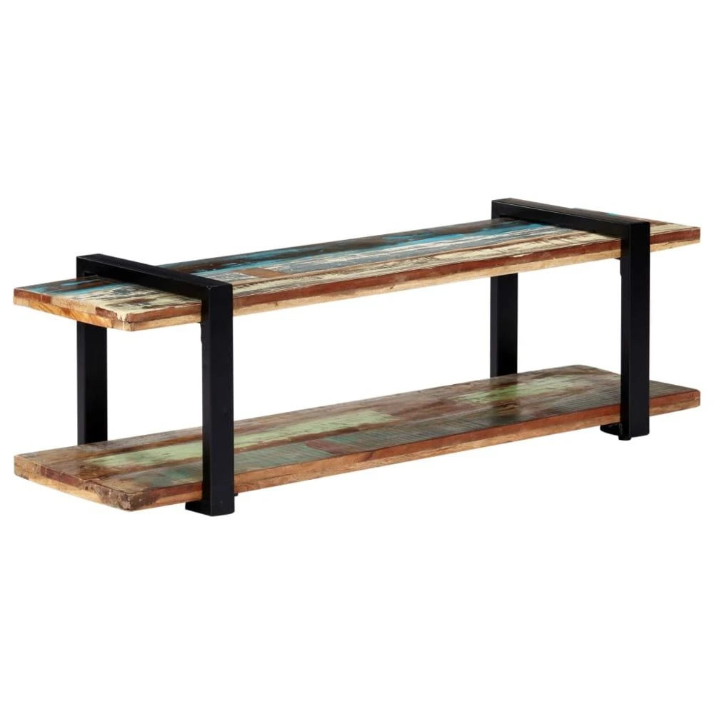 VidaXL Meuble TV 130 X 40 X 40 Cm Bois De Récupération Massif 1 VidaXL Meuble TV 130 X 40 X 40 Cm Bois De Récupération Massif
