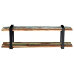 VidaXL Meuble TV 130 X 40 X 40 Cm Bois De Récupération Massif 8 VidaXL Meuble TV 130 X 40 X 40 Cm Bois De Récupération Massif -Wavemaster Shop 8719883570952 g en hd 3