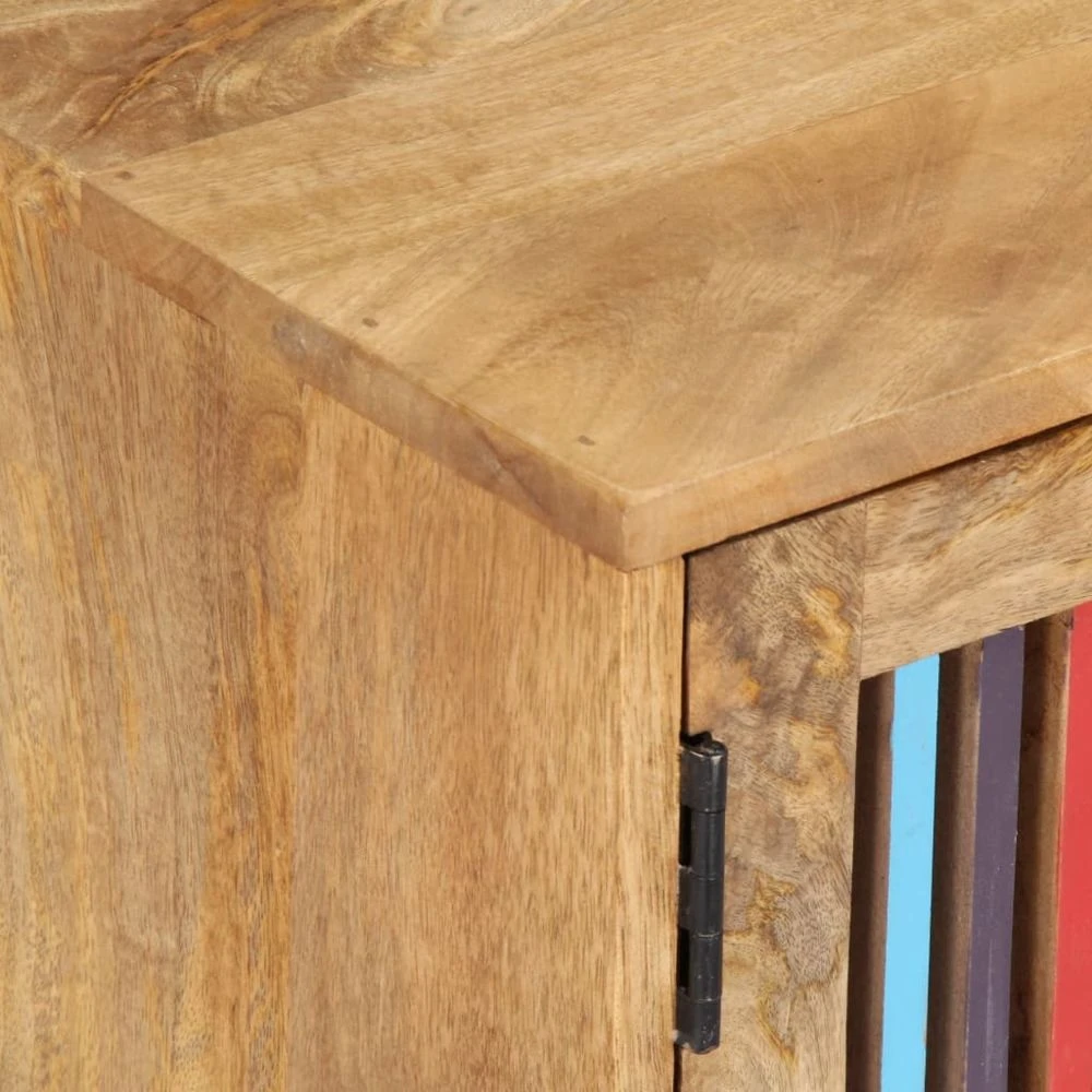 VidaXL Meuble TV 120 X 30 X 40 Cm Bois Massif De Manguier 2 VidaXL Meuble TV 120 X 30 X 40 Cm Bois Massif De Manguier – Image 2