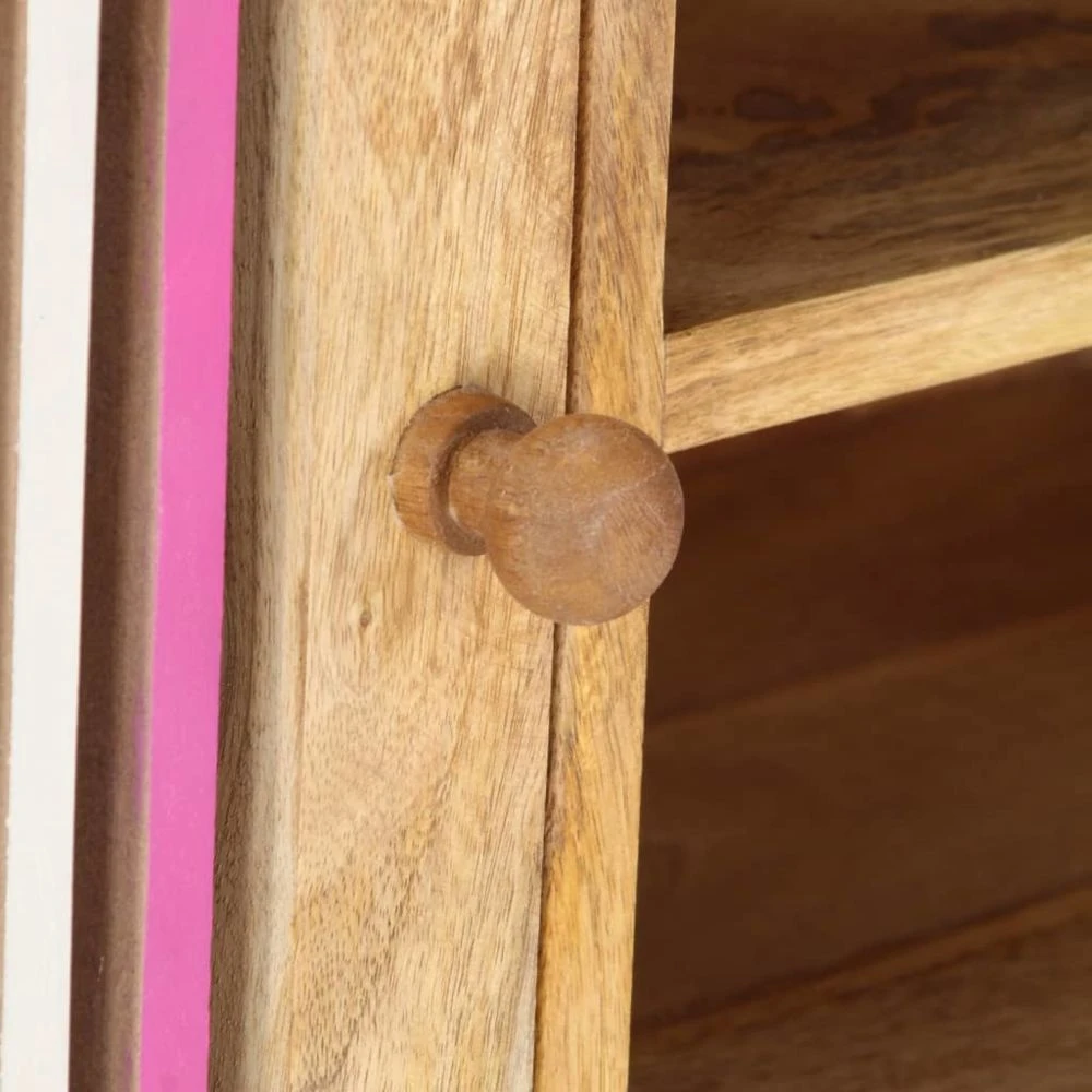 VidaXL Meuble TV 120 X 30 X 40 Cm Bois Massif De Manguier 3 VidaXL Meuble TV 120 X 30 X 40 Cm Bois Massif De Manguier – Image 3