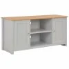 VidaXL Meuble TV Gris 120 X 39 X 58 Cm