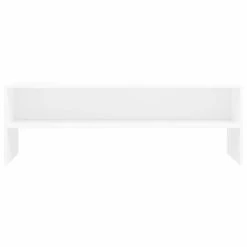 VidaXL Meuble TV Blanc 120 X 40 X 40 Cm Aggloméré 8 VidaXL Meuble TV Blanc 120 X 40 X 40 Cm Aggloméré -Wavemaster Shop 8719883671970 g en hd 2