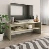 VidaXL Meuble TV Chêne Sonoma 100 X 40 X 40 Cm Aggloméré