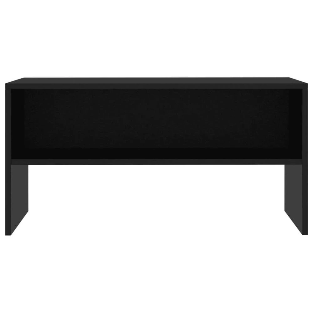 VidaXL Meuble TV Noir 80 X 40 X 40 Cm Aggloméré 4 VidaXL Meuble TV Noir 80 X 40 X 40 Cm Aggloméré – Image 4