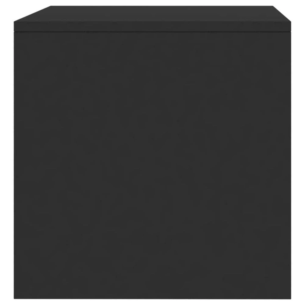 VidaXL Meuble TV Noir Brillant 80 X 40 X 40 Cm Aggloméré 5 VidaXL Meuble TV Noir Brillant 80 X 40 X 40 Cm Aggloméré – Image 5