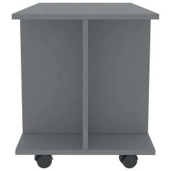 VidaXL Meuble TV Avec Roulettes Gris 80 X 40 X 40 Cm Aggloméré 8 VidaXL Meuble TV Avec Roulettes Gris 80 X 40 X 40 Cm Aggloméré -Wavemaster Shop 8719883673523 g en hd 2