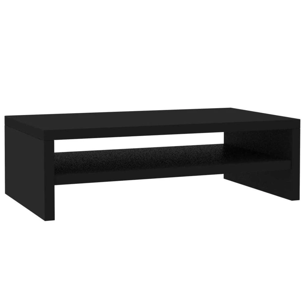 VidaXL Support De Moniteur Noir 42 X 24 X 13 Cm Aggloméré – Image 2