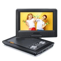 APEMAN Lecteur DVD 12'', Écran Pivotant HD 9,5'', Sac Appui-tête De ...