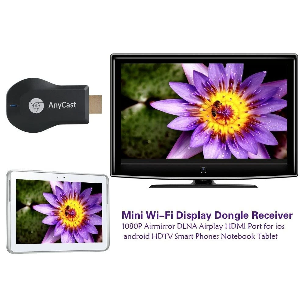 Yonis Clé Chromecast Wifi Miracast Partage D'Écran Dongle Hdmi Tv Airplay ... 3 Yonis Clé Chromecast Wifi Miracast Partage D'Écran Dongle Hdmi Tv Airplay ... – Image 3