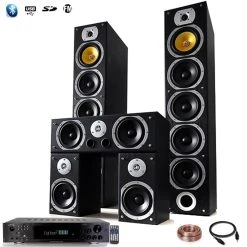 Beng Ensemble Home-cinéma Hifi 1240W + Ampli 360W + 25M De Câble De Liais...