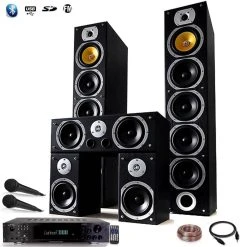 Beng Ensemble Home-cinéma Hifi Karaoké Home SOUND 1240W + Ampli 360W + 25...