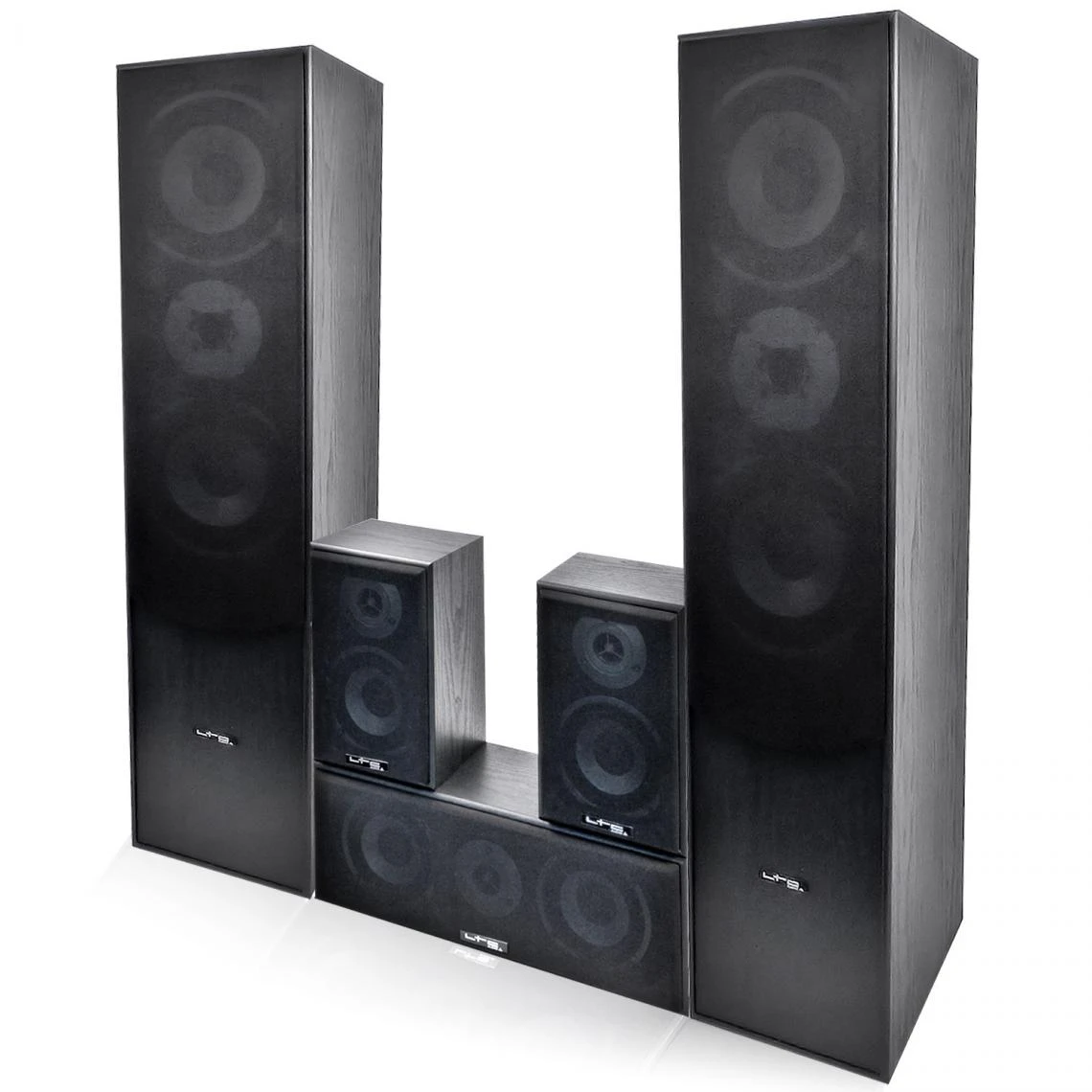 Ensemble Home-Cinéma/Acoustiques Hifi 5 Enceintes LTC Audio E1004 Noi... 2 Ensemble Home-Cinéma/Acoustiques Hifi 5 Enceintes LTC Audio E1004 Noi... – Image 2