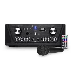 Flash Amplificateur Skytronic Karaoké Noir USB/SD/FM 160W + 1 Microphone Fi...