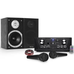 Flash Amplificateur Skytronic Karaoké USB/SD/FM 160W + 2 Enceintes HiFi 140...