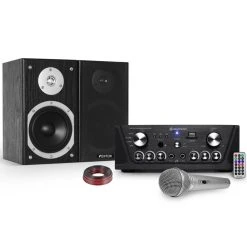 Flash Amplificateur Skytronic Karaoké USB/SD/FM 160W + 2 Enceintes HiFi 140...