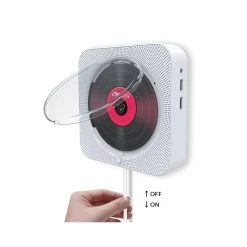 Wewoo Lecteur DVD Portable Bluetooth 4.2 + EDR à Montage Mural Avec Téléc... 8 Wewoo Lecteur DVD Portable Bluetooth 4.2 + EDR à Montage Mural Avec Téléc... -Wavemaster Shop kc 606 lecteur dvd bluetooth 42 edr a montage mural avec telecommande support fm blanc 4