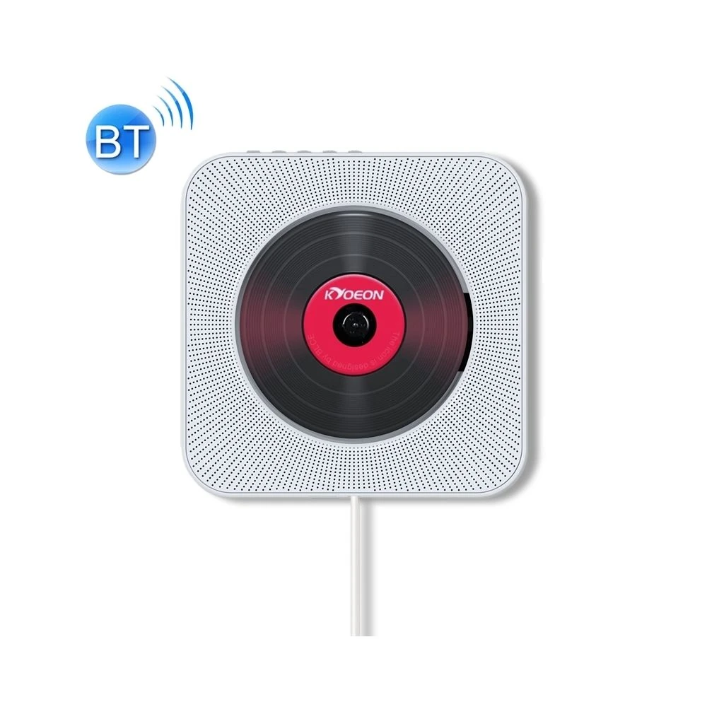 Wewoo Lecteur DVD Portable CD Bluetooth 4.2 + EDR à Montage Mural Avec Tél... 1 Wewoo Lecteur DVD Portable CD Bluetooth 4.2 + EDR à Montage Mural Avec Tél...