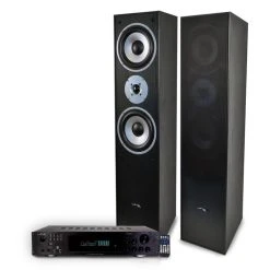 LTC Pack Hifi / Home-Cinéma L766-BK + Amplificateur 2 X 50W ATM6000BT