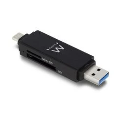 Totalcadeau Lecteur De Cartes USB 3.1 MicroSD (TransFlash), SD, SDHC, SDXC