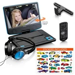 Lenco Lecteur DVD Portable De 9 pouces Avec Casque, Port USB Et Dispositif ...