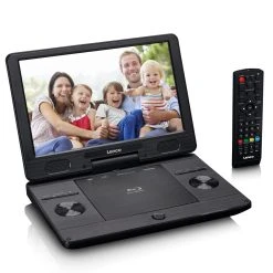 Lenco Lecteur DVD Portable/Blu-ray 11.5" Avec USB Et SD BRP-1150BK Noir