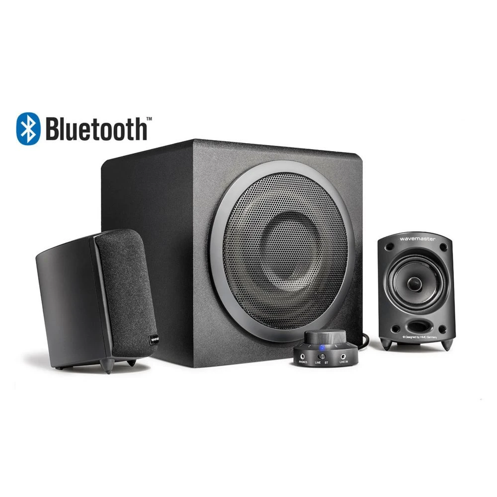 Wavemaster MOODY BT - Kit D'enceintes 2.1 Stereo Bluetooth 1 Wavemaster MOODY BT - Kit D'enceintes 2.1 Stereo Bluetooth