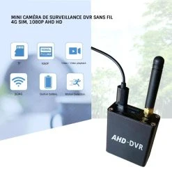 Divers Marques Mini Caméra De Surveillance DVR Sans Fil 4G Sim, 1080p AHD HD - Grand...
