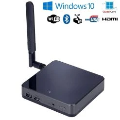 Yonis Mini PC Windows 10 Quad Core 2Go RAM TV Box Passerelle Multimédia 32G...