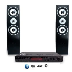 LTC Pack Hifi / Home-Cinéma BK Amplificateur 2 X 50W