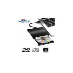 Wewoo Lecteur De CD & DVD Texture Brossé / Externe Inscriptible USB-3.0 Mob...